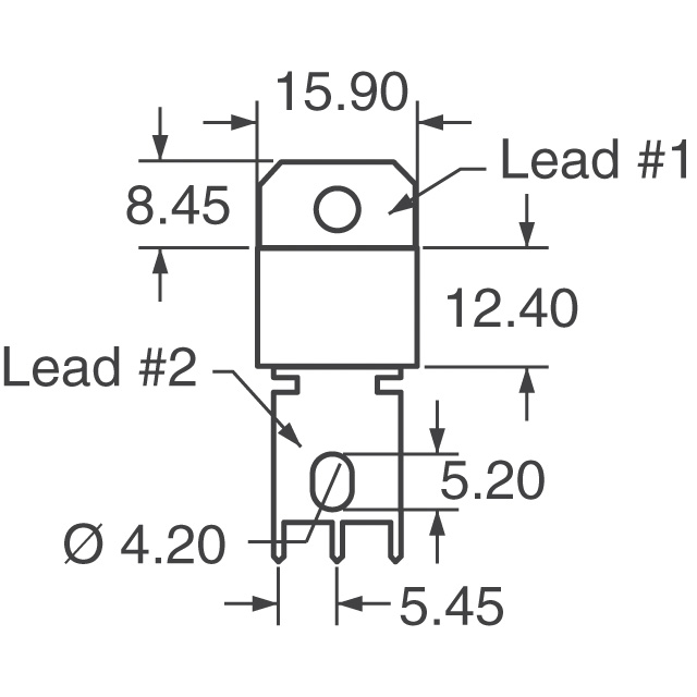 VS-150EBU02 Vishay General Semiconductor - Diodes Division  Diodes - Rectifiers - Single